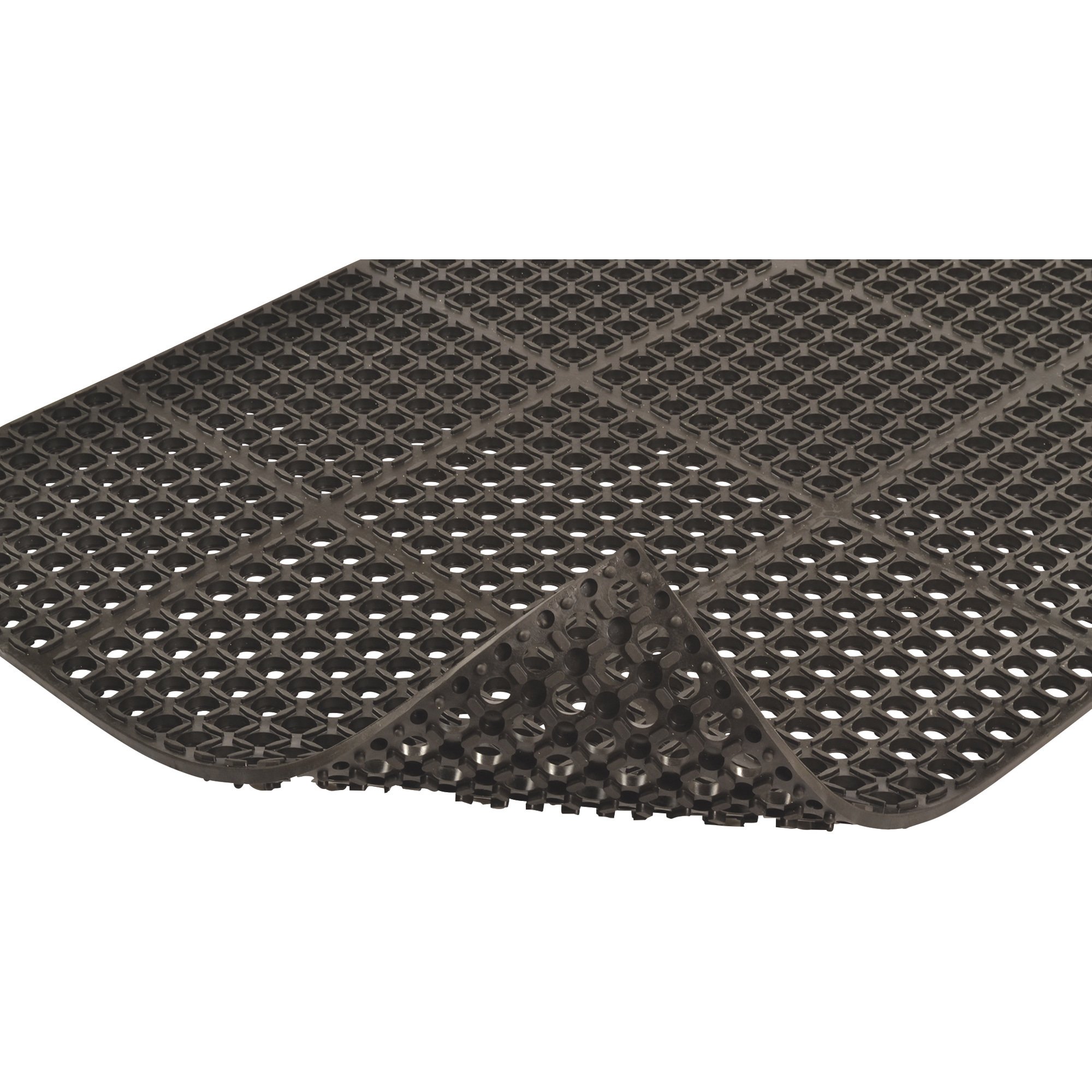 Notrax Cushion Tred Safety Mat with Drainage — Black Northern Tool
